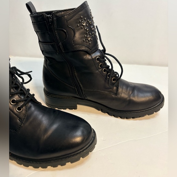 MIA Perry Black Studded Combat Boots size 8.5 - Picture 4 of 15